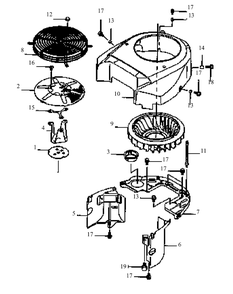 Fh601v As08 Cooling Equipment Diagram and Parts List for M48-KW 53AB5DAV150-19-HP Cub Cadet Lawn Tractor